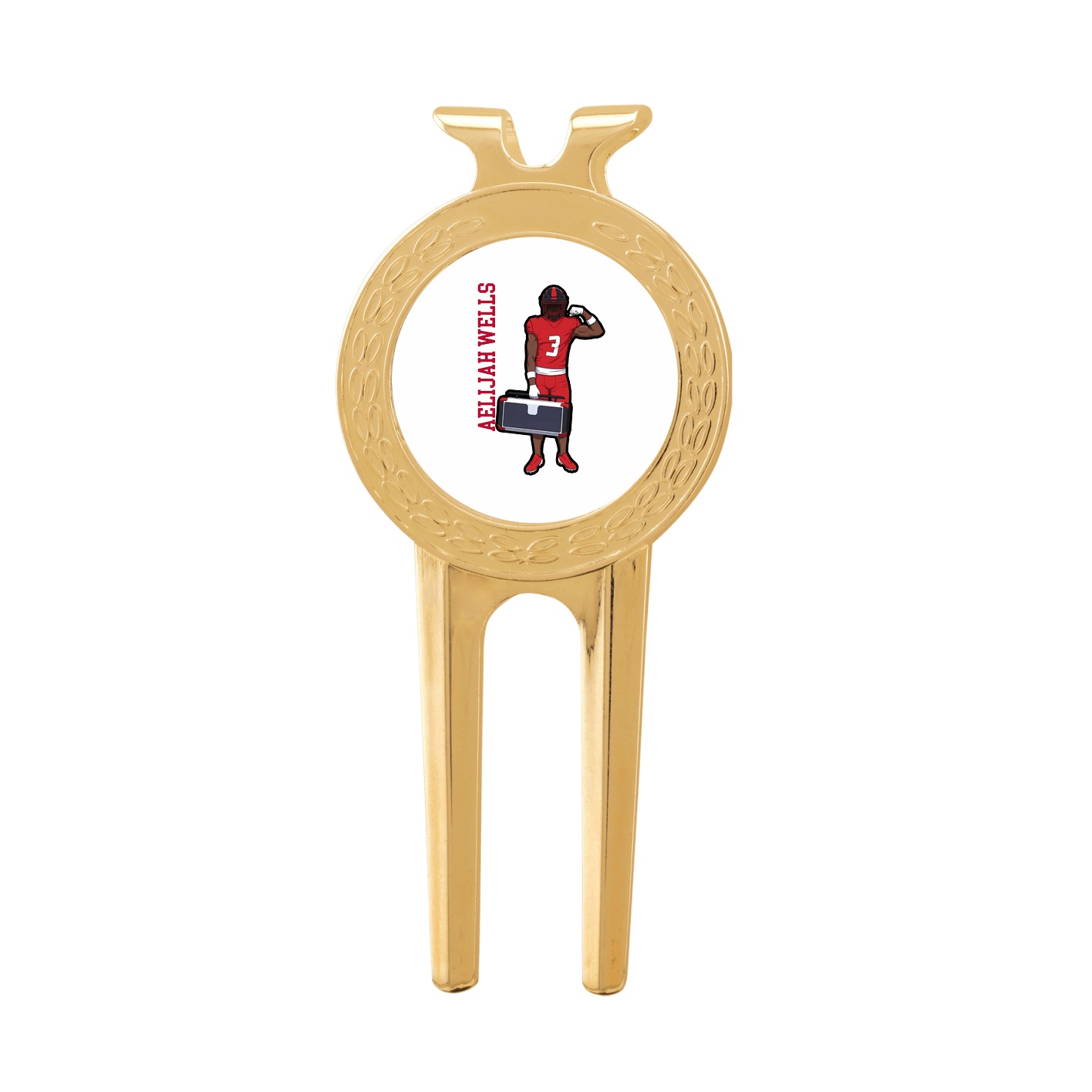 Divot Tool with Ball Marker — Name Vertical in Classic