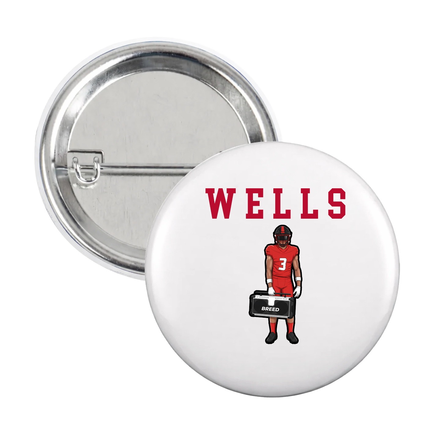 Game Day Button — Shirsey in White