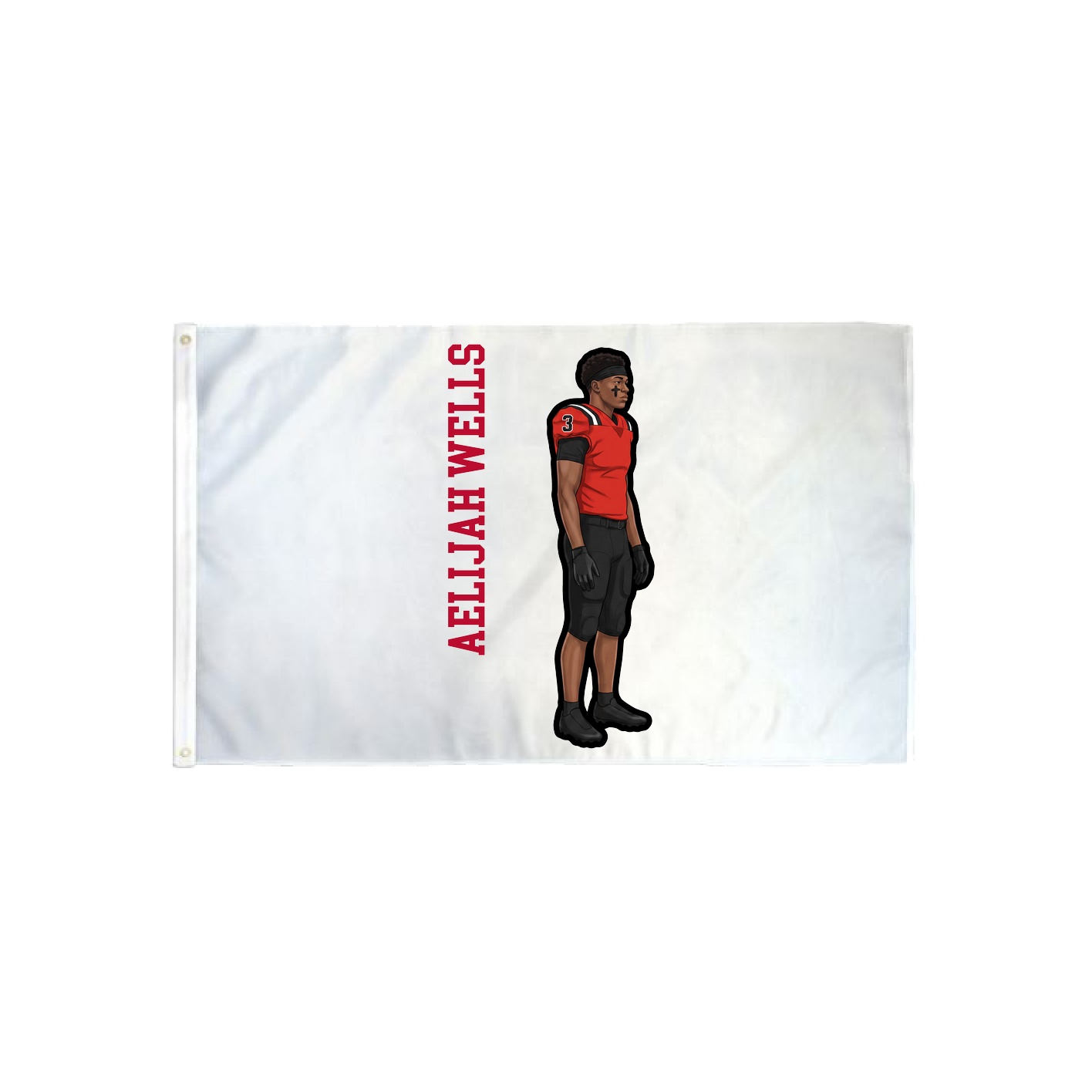 3x5 Flag — Name Vertical in Classic