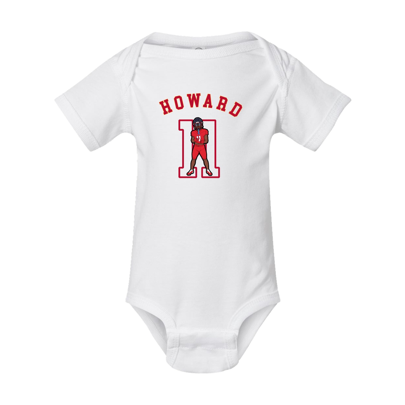 Baby Onesie — Shirsey Arch in White