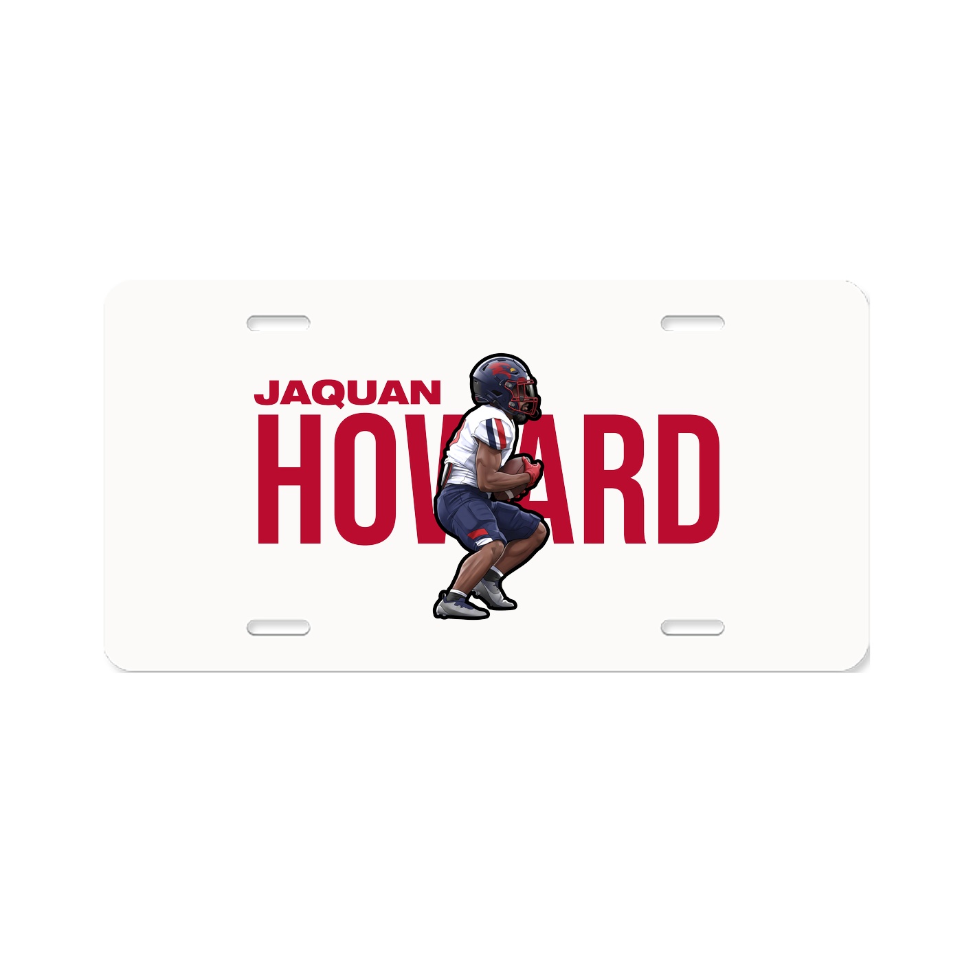 License Plate — Player Name in Classic