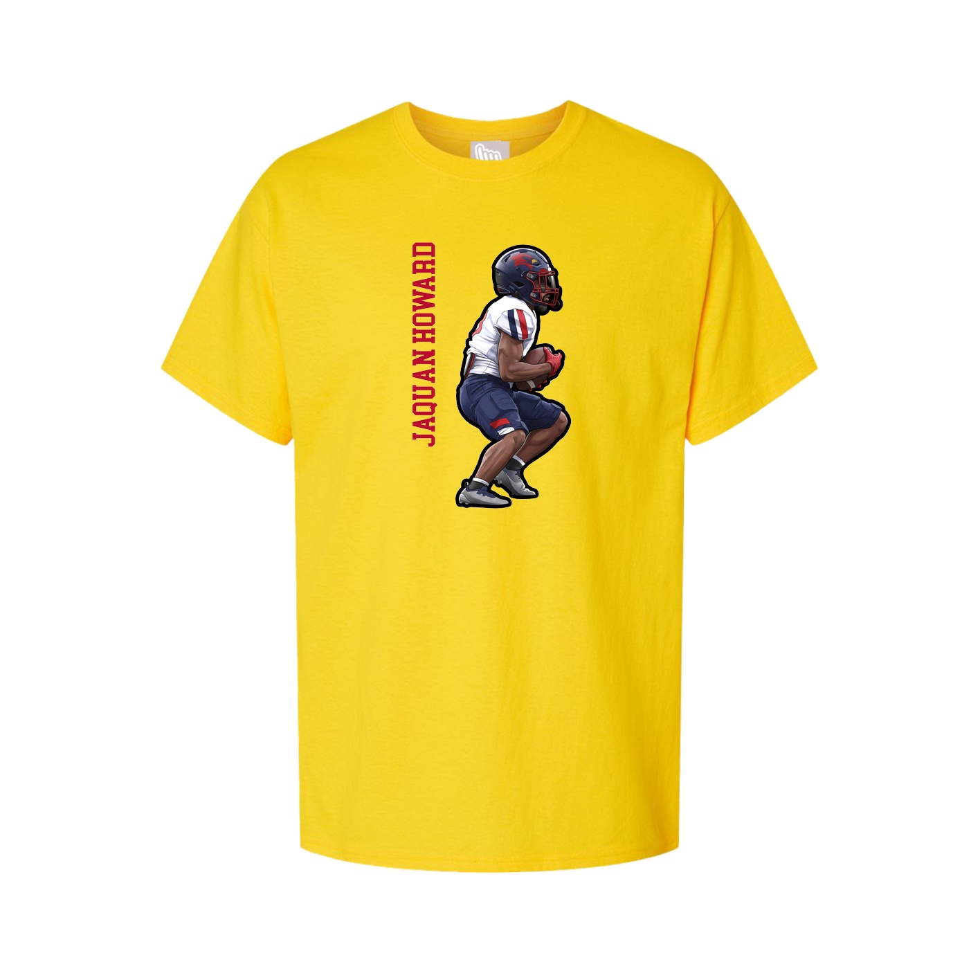 Tee — Name Vertical in Gold