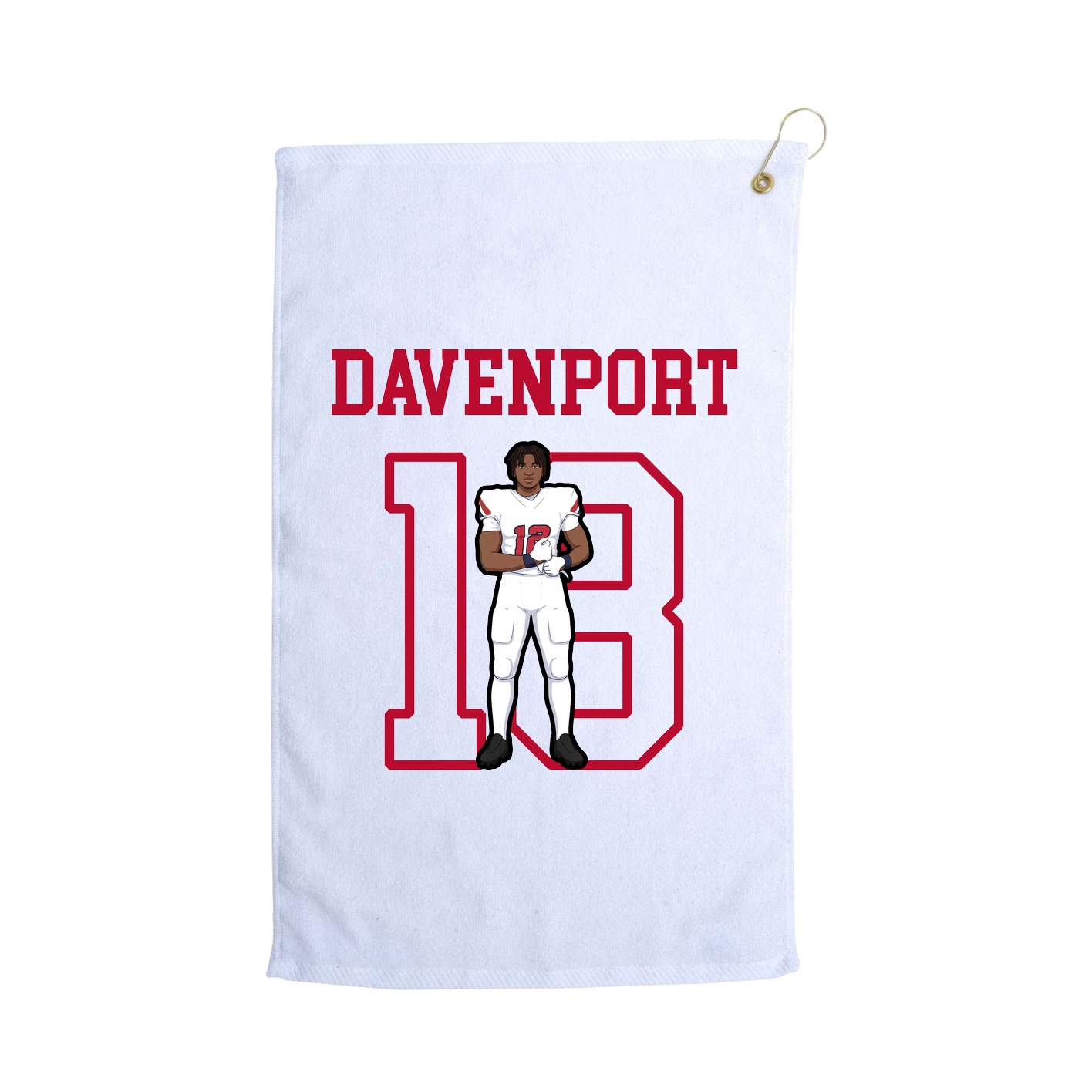 Golf Towel — Shirsey in White
