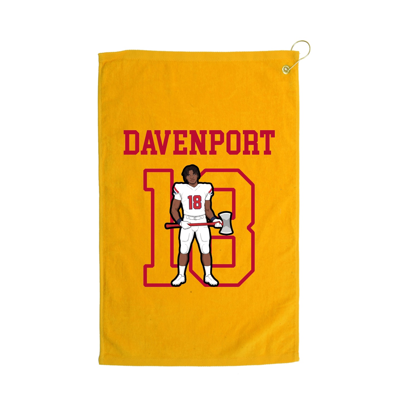 Golf Towel — Shirsey in Gold