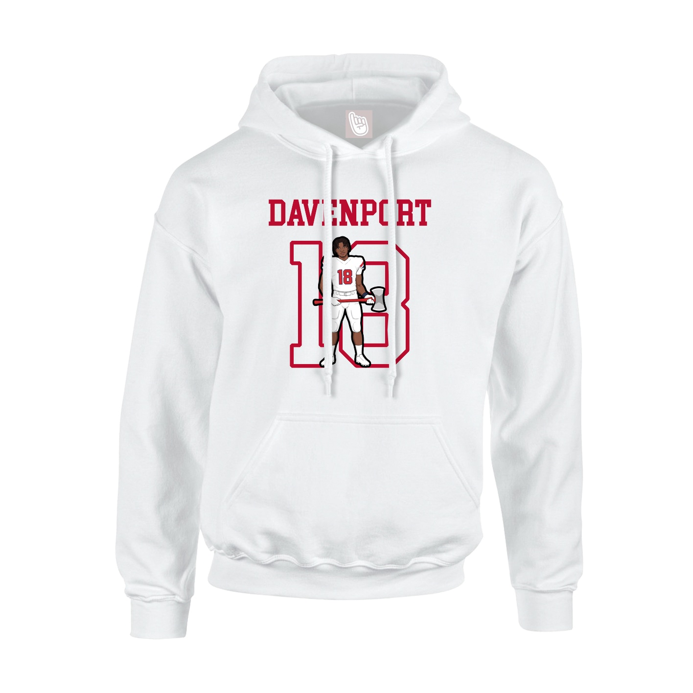 Youth Hoodie — Shirsey in White