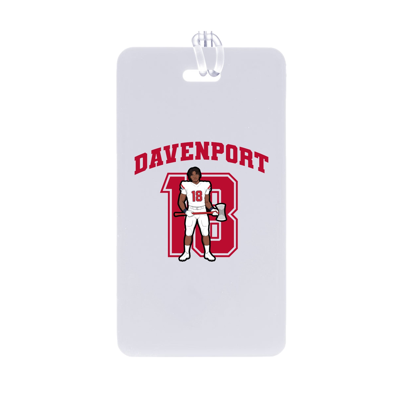 Bag Tag — Number in Classic