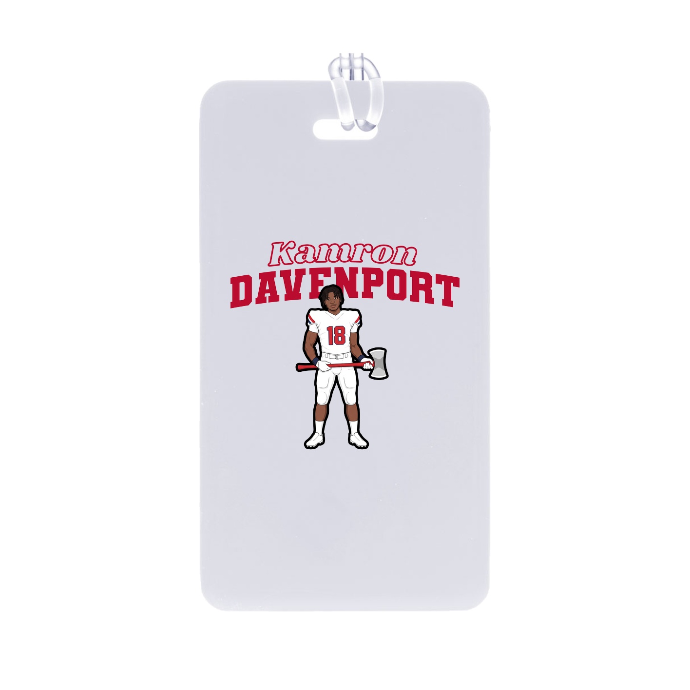 Bag Tag — Name Arch in Classic