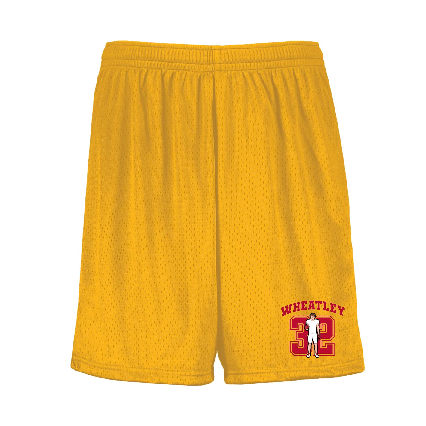 Shorts — Number in Gold