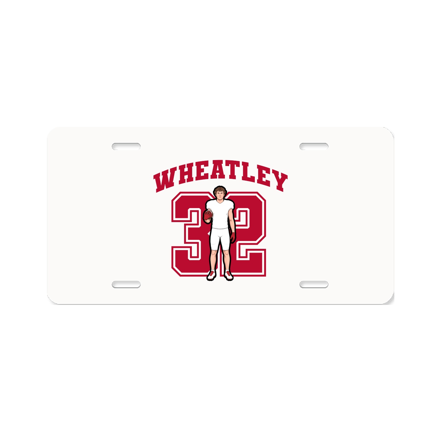 License Plate — Number in Classic