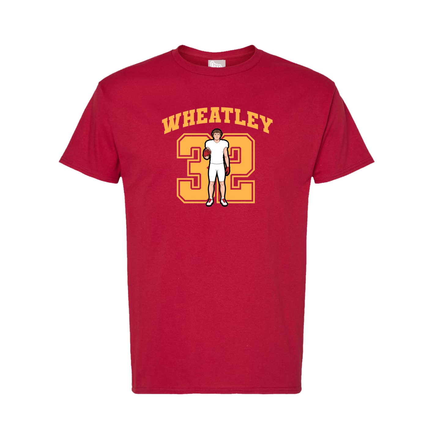Tee — Number in Crimson