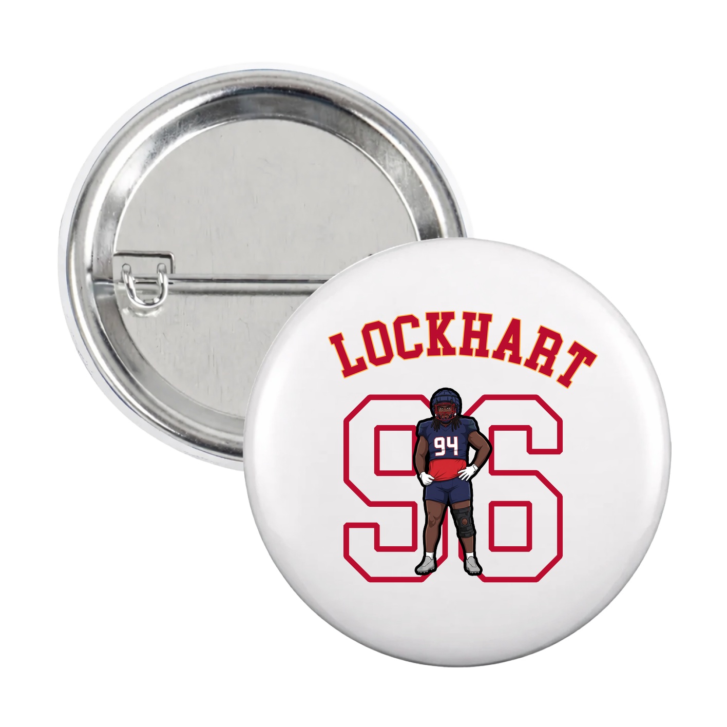 Game Day Button — Shirsey Arch in White