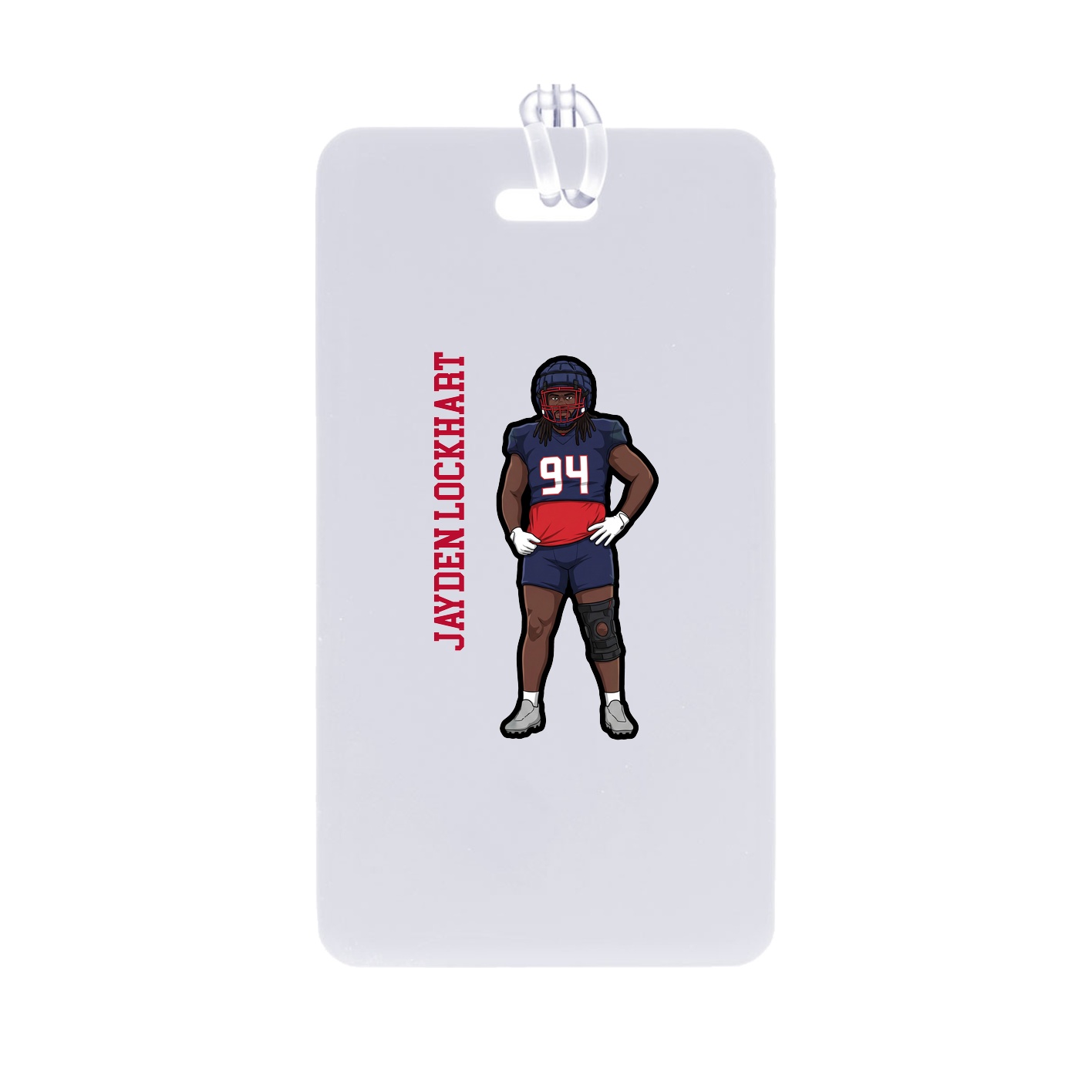 Bag Tag — Name Vertical in Classic
