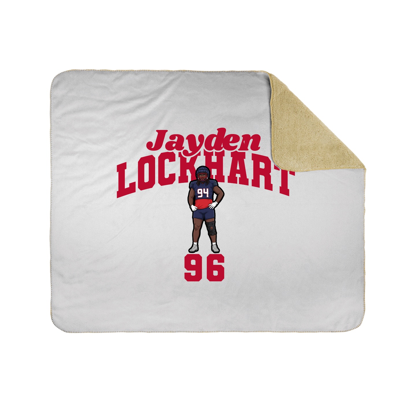 Throw Blanket — Signature Arch in White