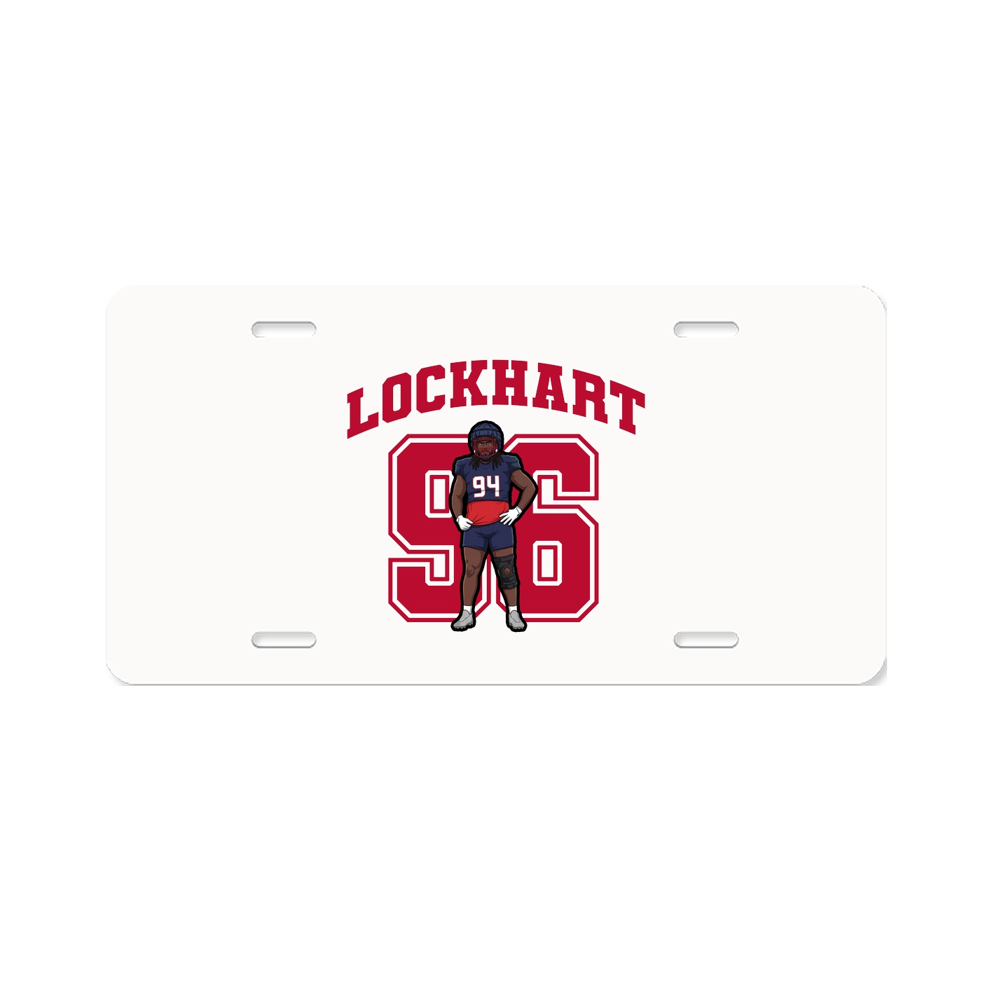 License Plate — Number in Classic