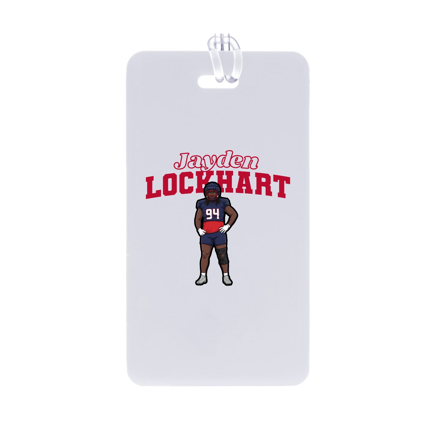 Bag Tag — Name Arch in Classic