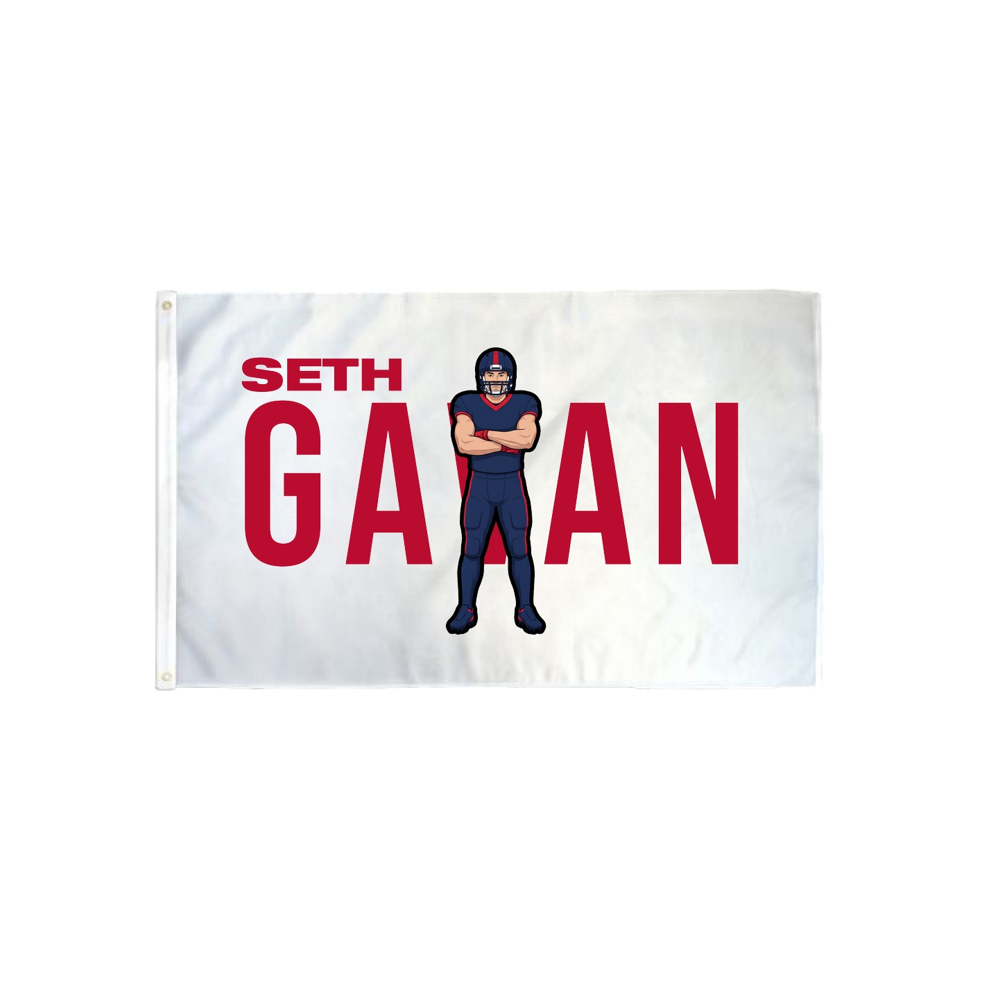 3x5 Flag — Player Name in Classic