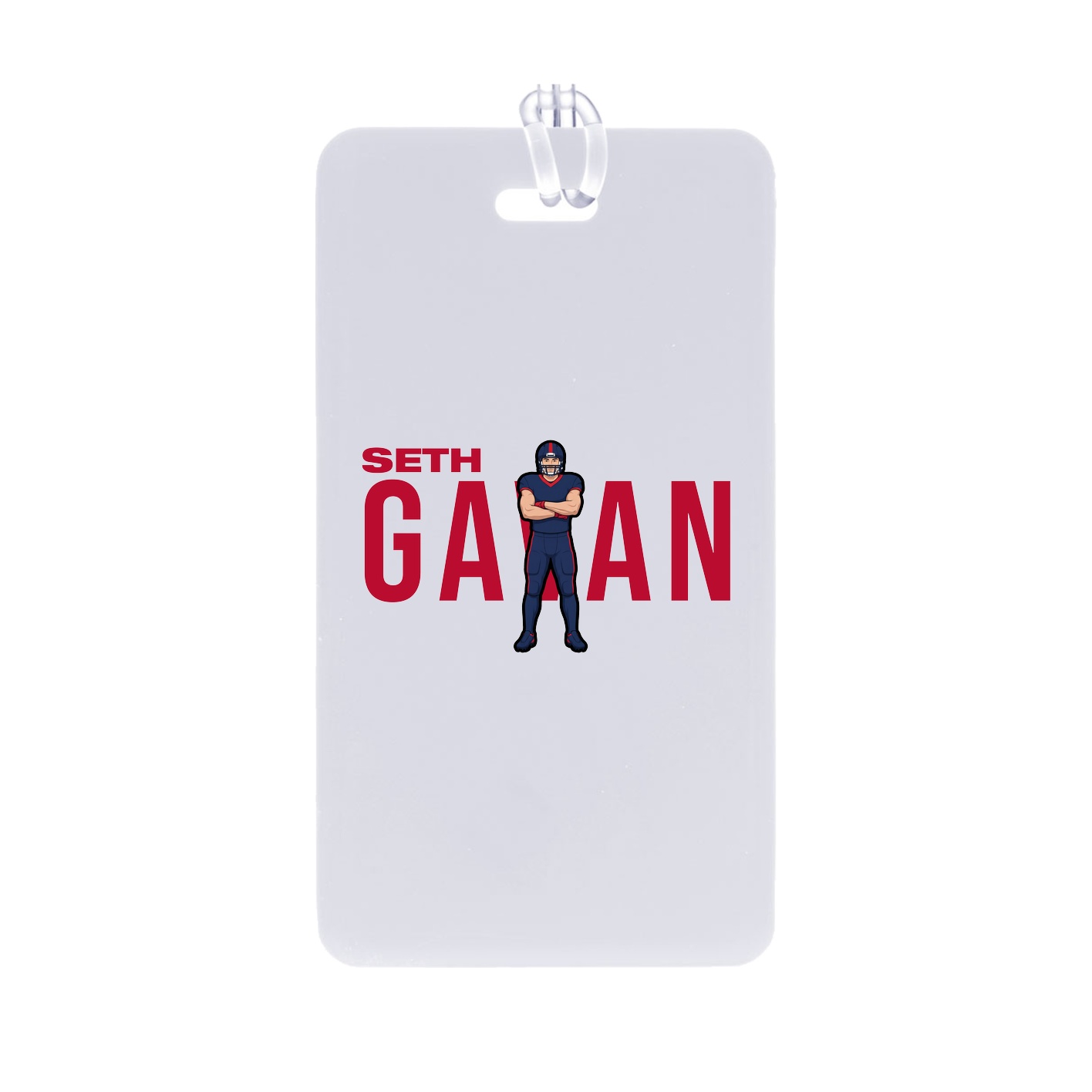 Bag Tag — Player Name in Classic
