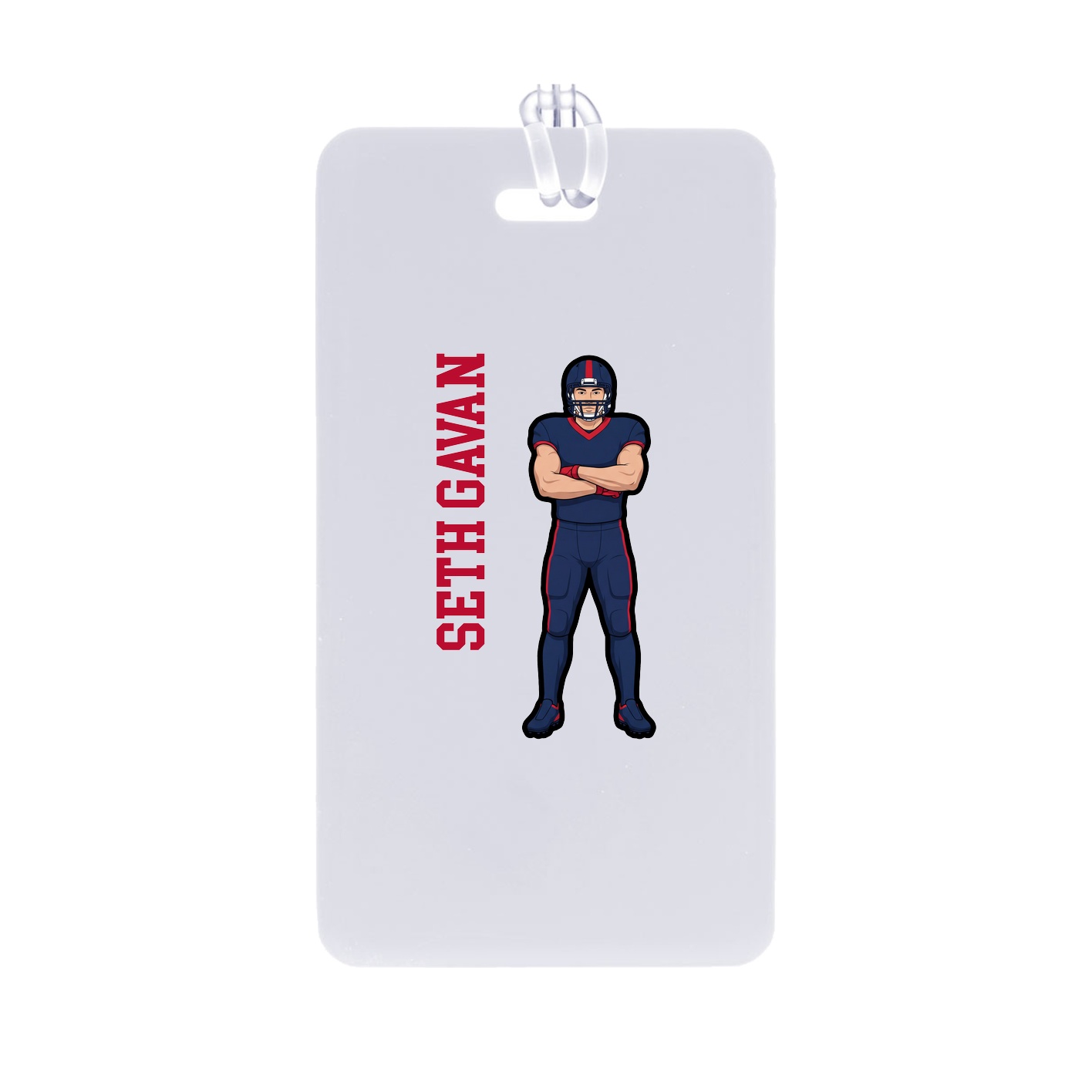 Bag Tag — Name Vertical in Classic