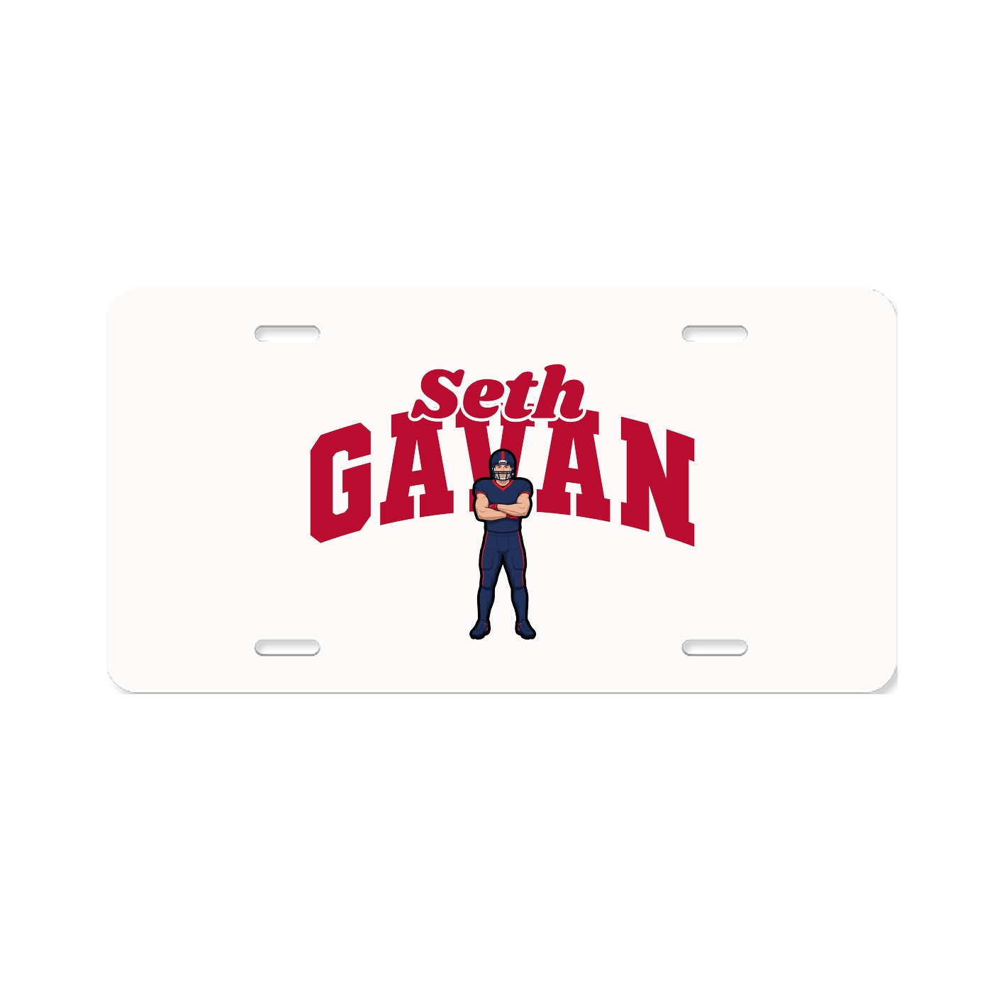 License Plate — Signature Arch in Classic