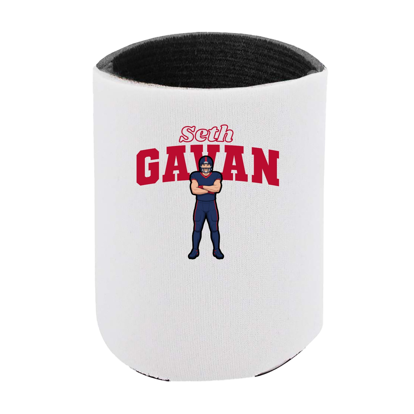 Can Holder — Name Arch in White