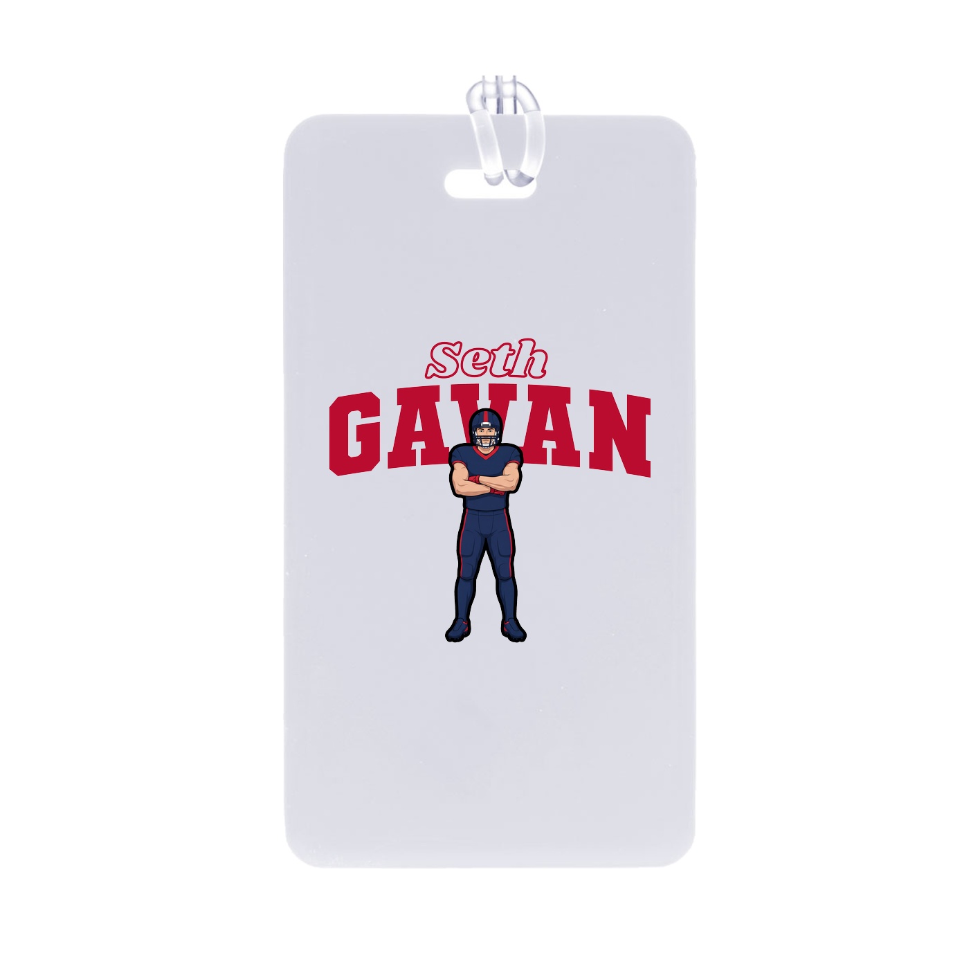 Bag Tag — Name Arch in Classic
