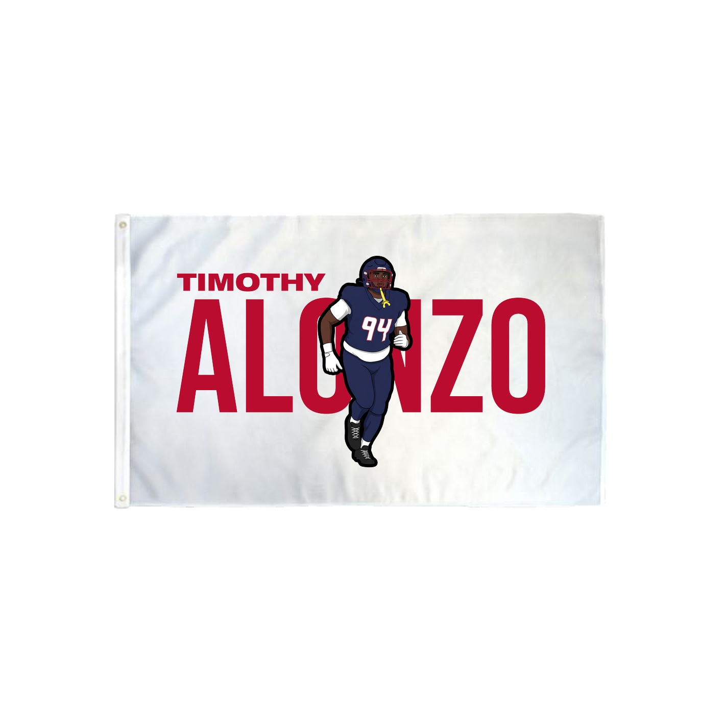 3x5 Flag — Player Name in Classic