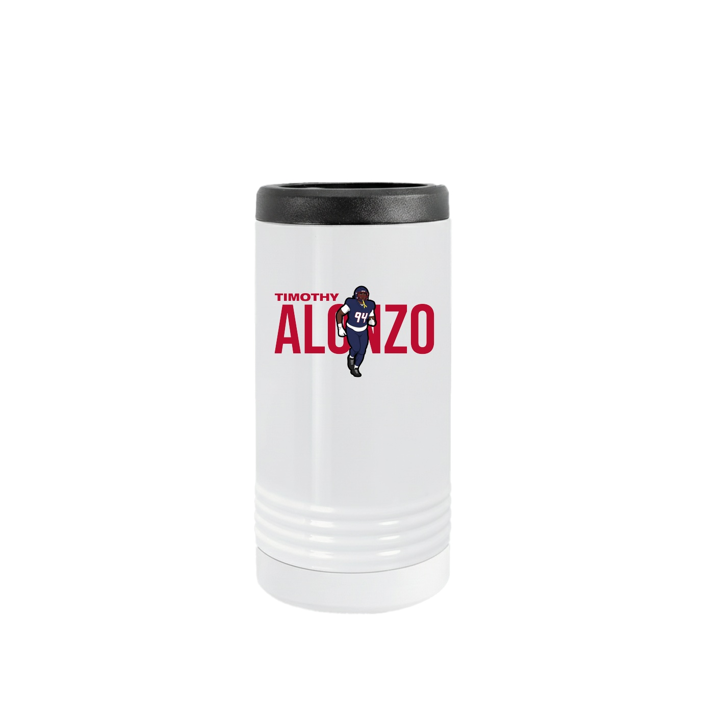 Slim Beverage Holder — Player Name in White