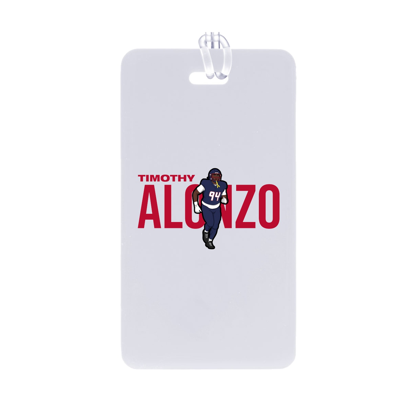 Bag Tag — Player Name in Classic
