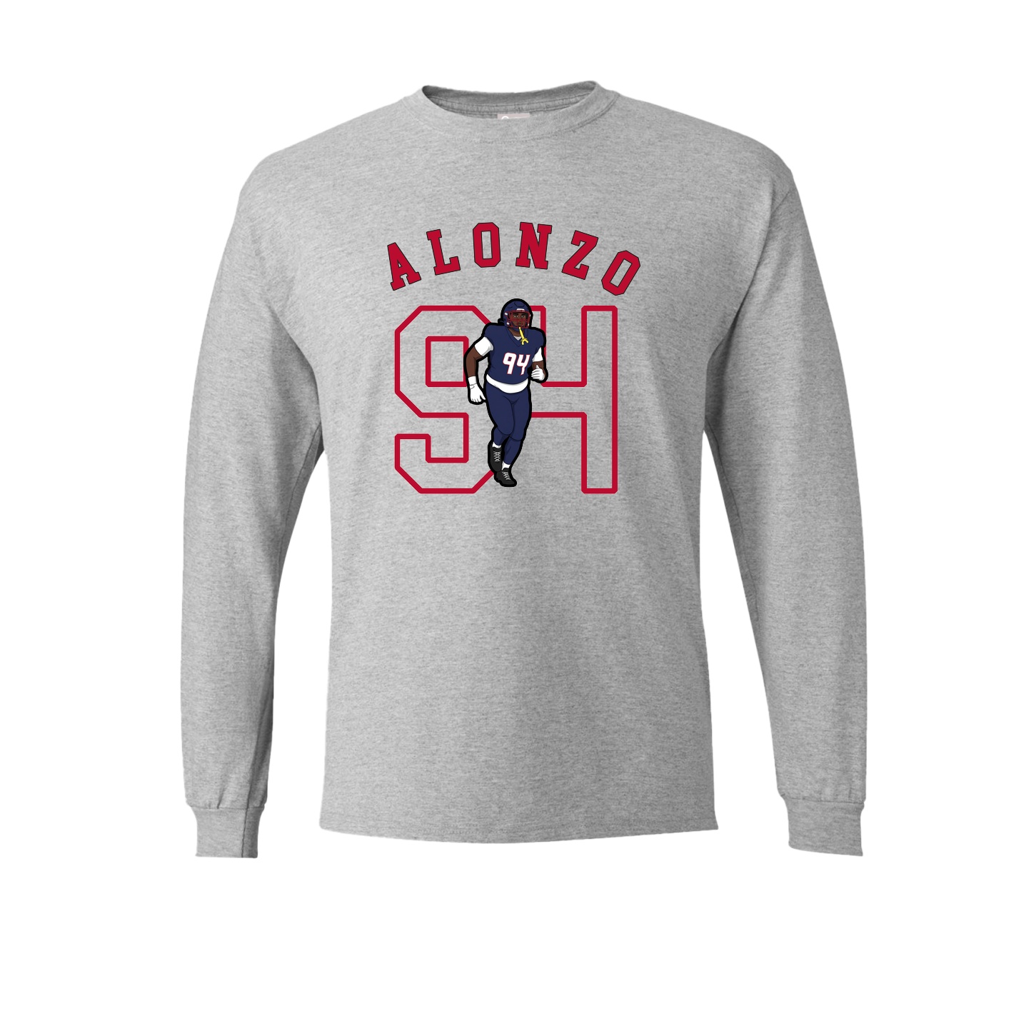 Long Sleeve Tee — Shirsey Arch in Grey