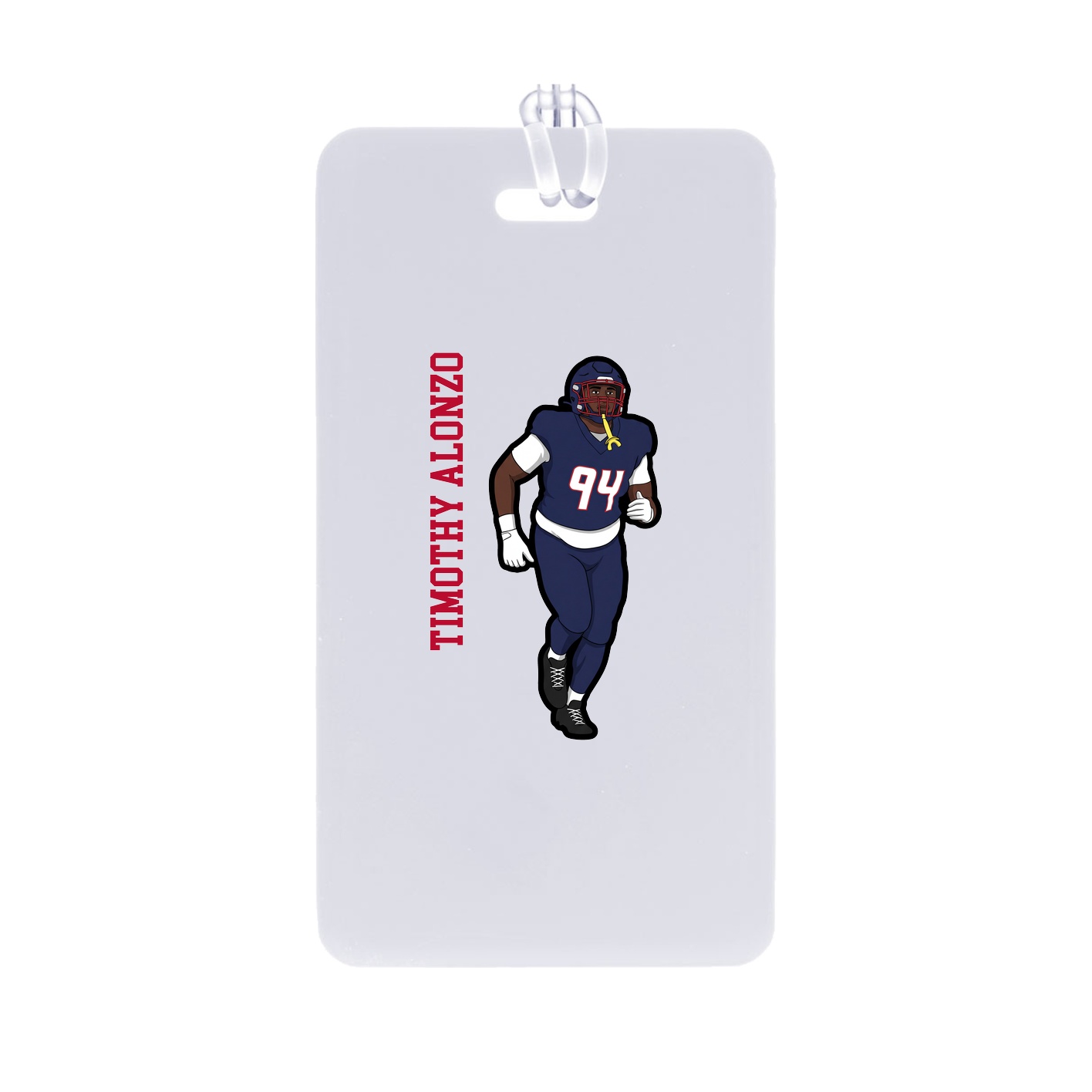 Bag Tag — Name Vertical in Classic