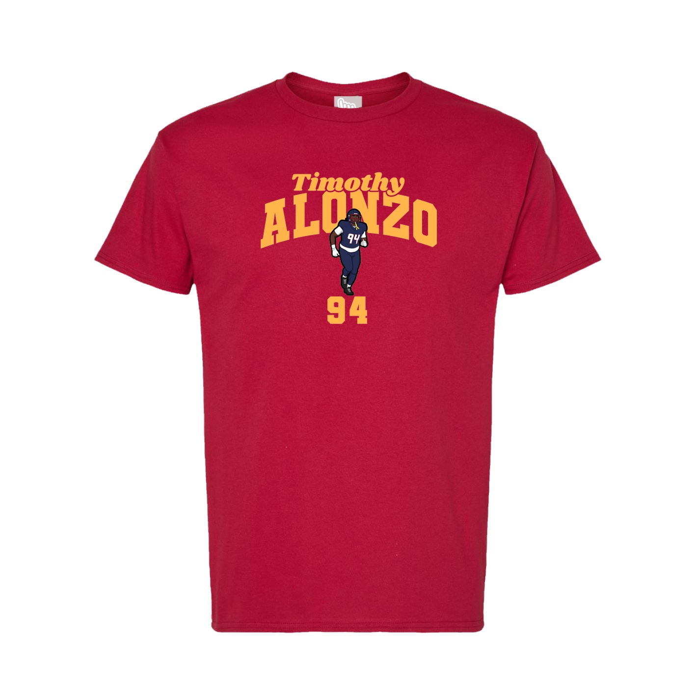 Tee — Signature Arch in Crimson