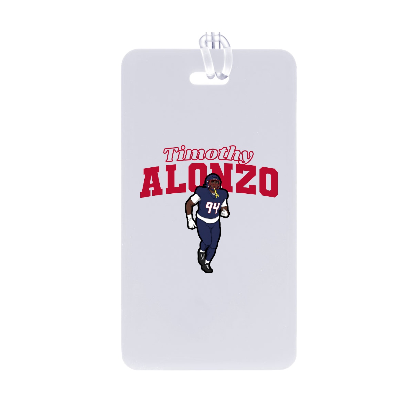 Bag Tag — Name Arch in Classic