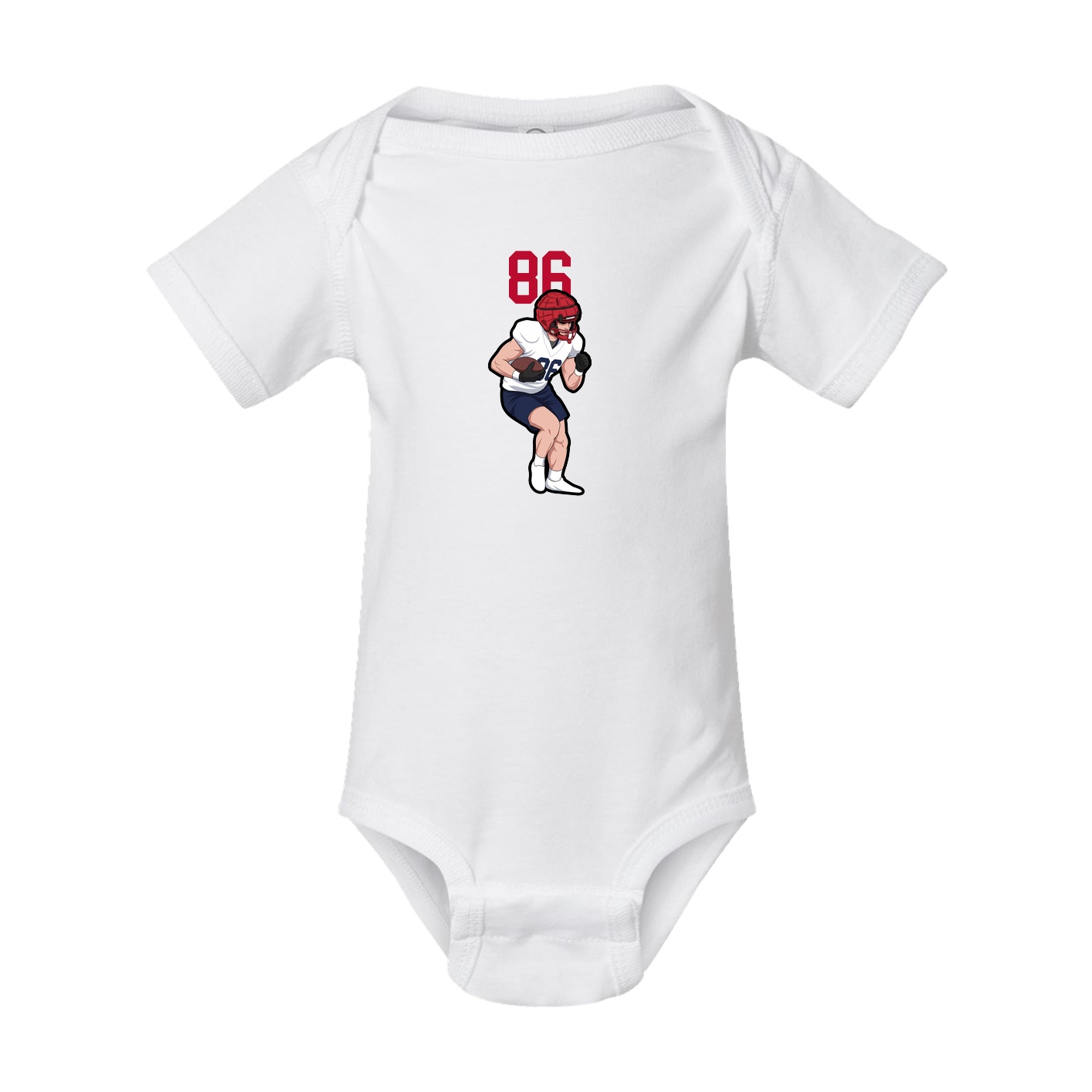 Baby Onesie — Number Top in White