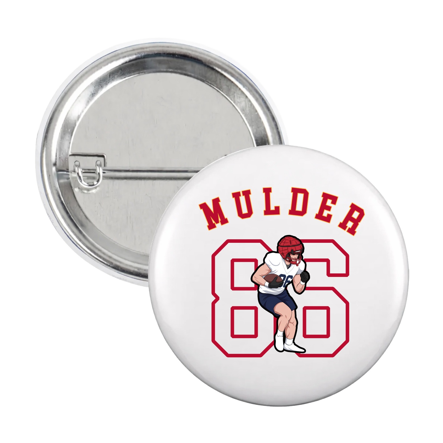 Game Day Button — Shirsey Arch in White