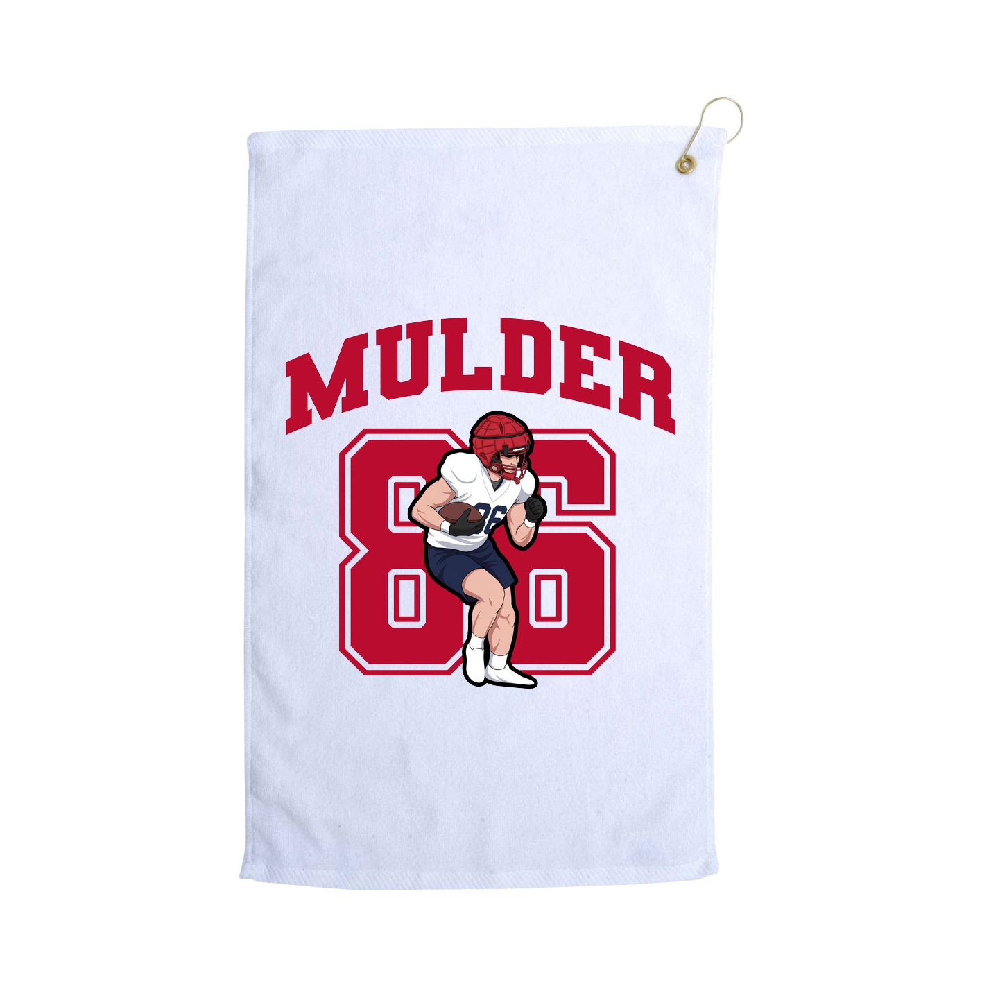 Golf Towel — Number in White