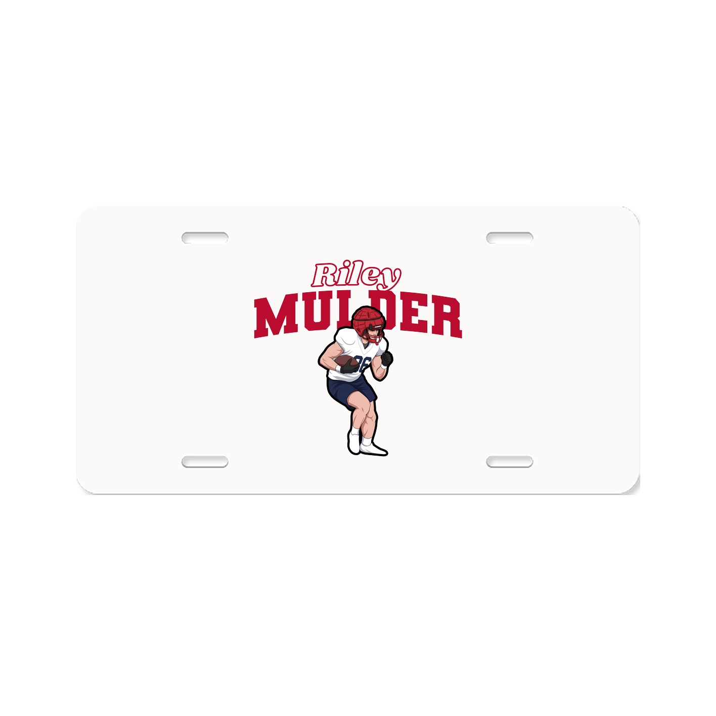 License Plate — Name Arch in Classic