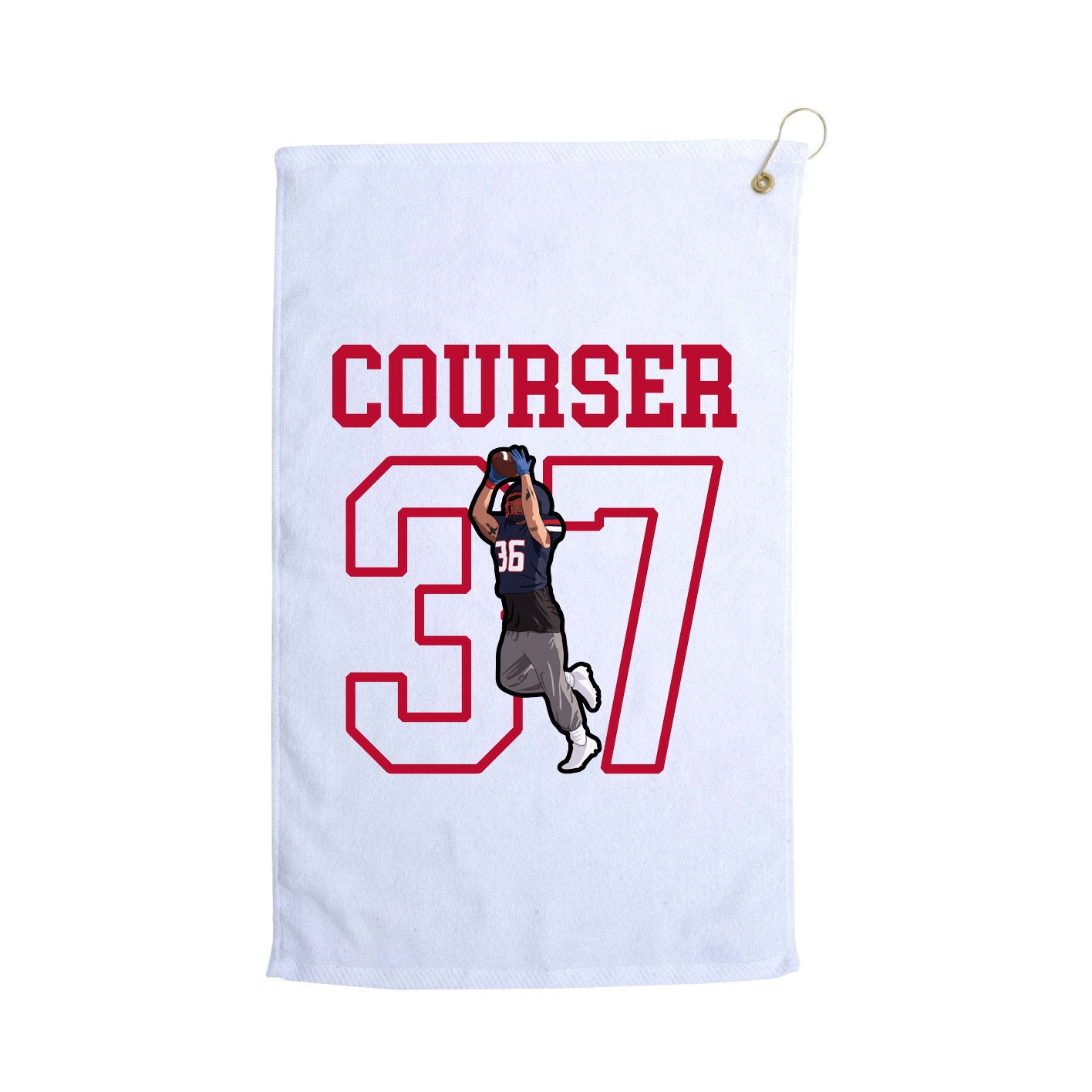 Golf Towel — Shirsey in White