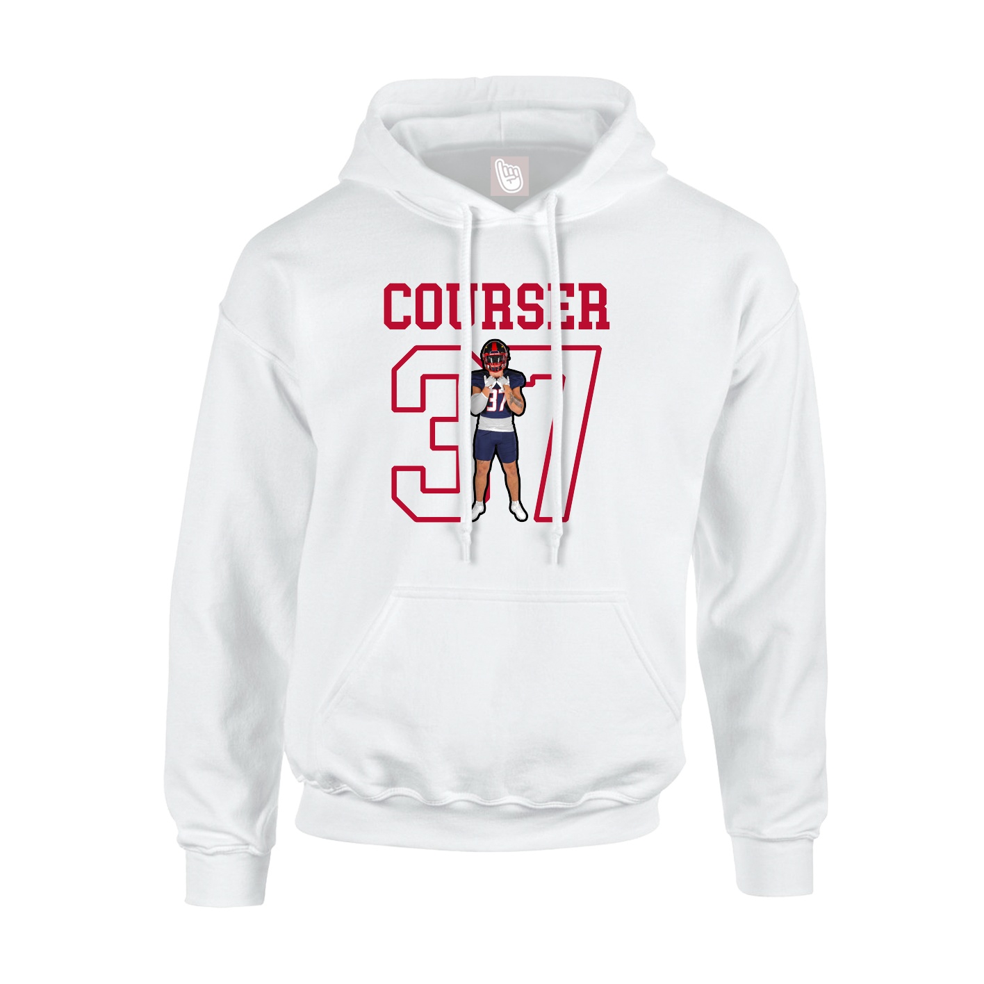 Youth Hoodie — Shirsey in White