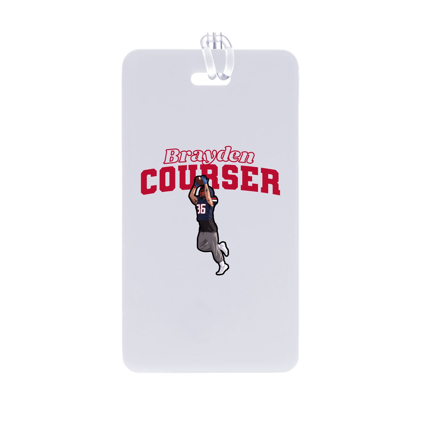 Bag Tag — Name Arch in Classic