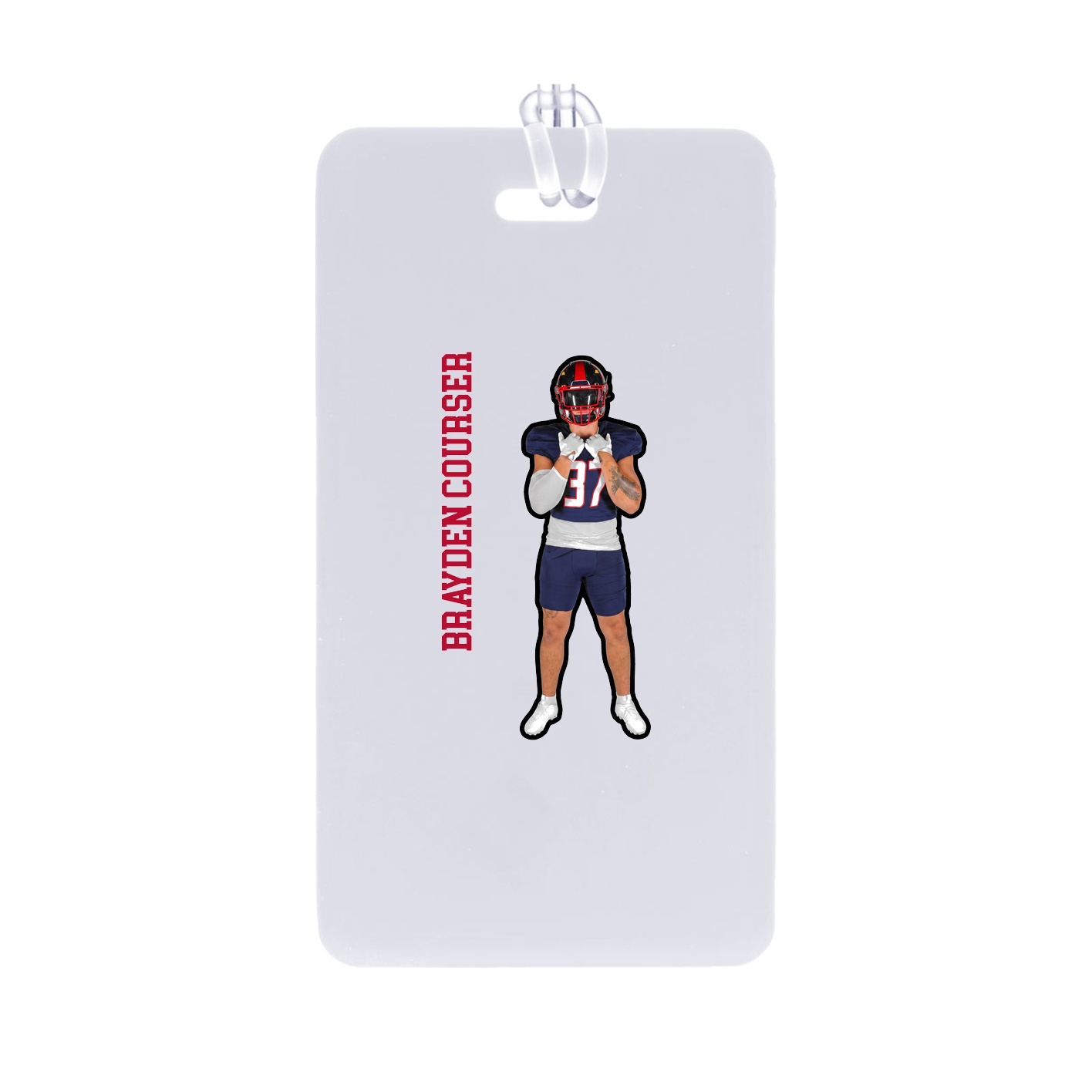 Bag Tag — Name Vertical in Classic