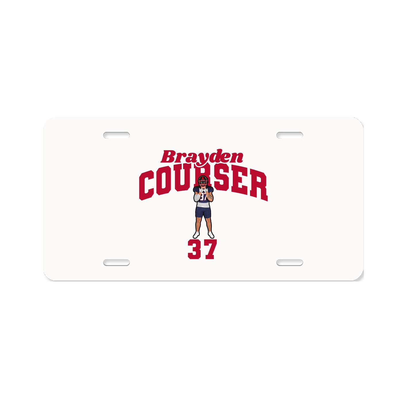 License Plate — Signature Arch in Classic