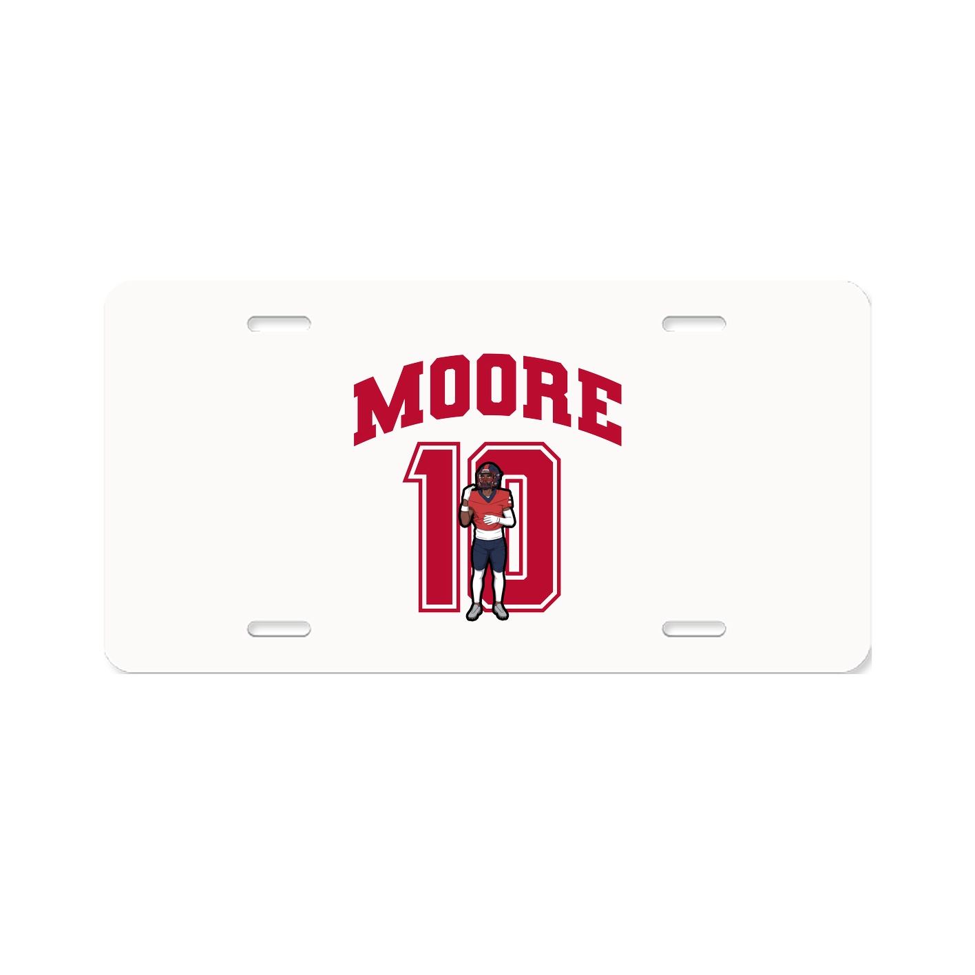License Plate — Number in Classic