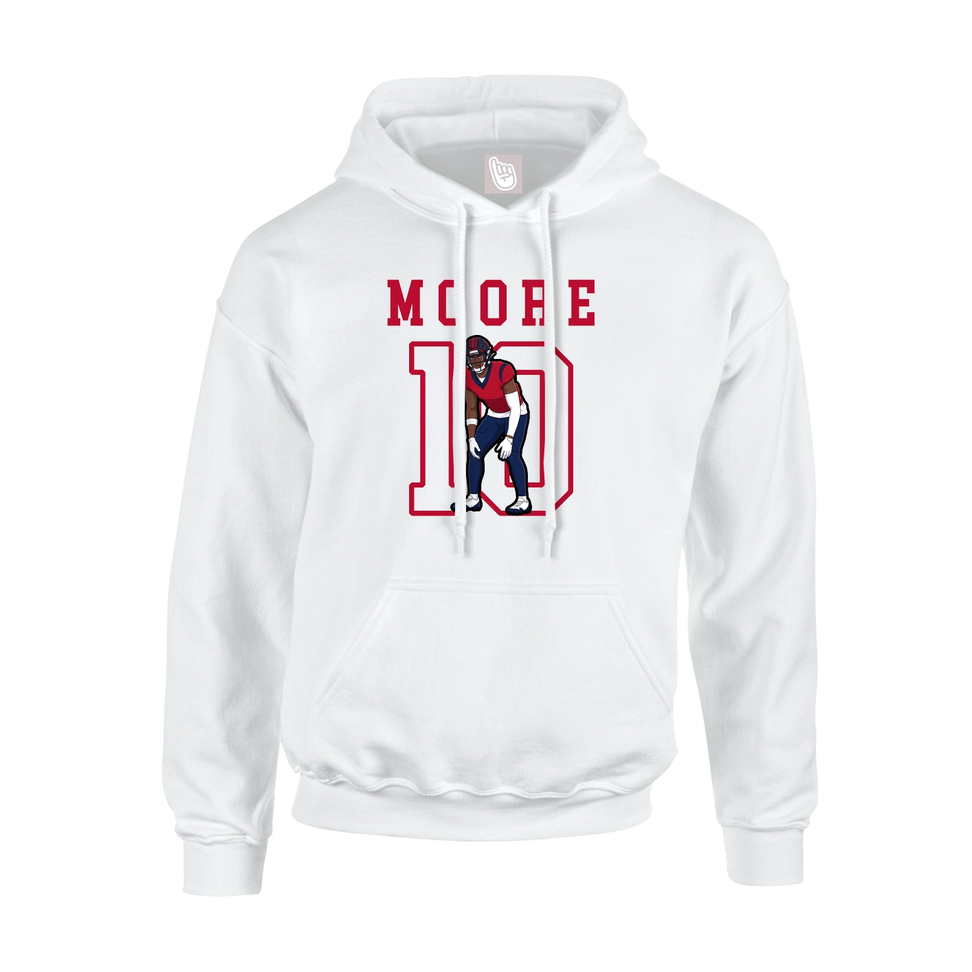 Hoodie — Shirsey in White