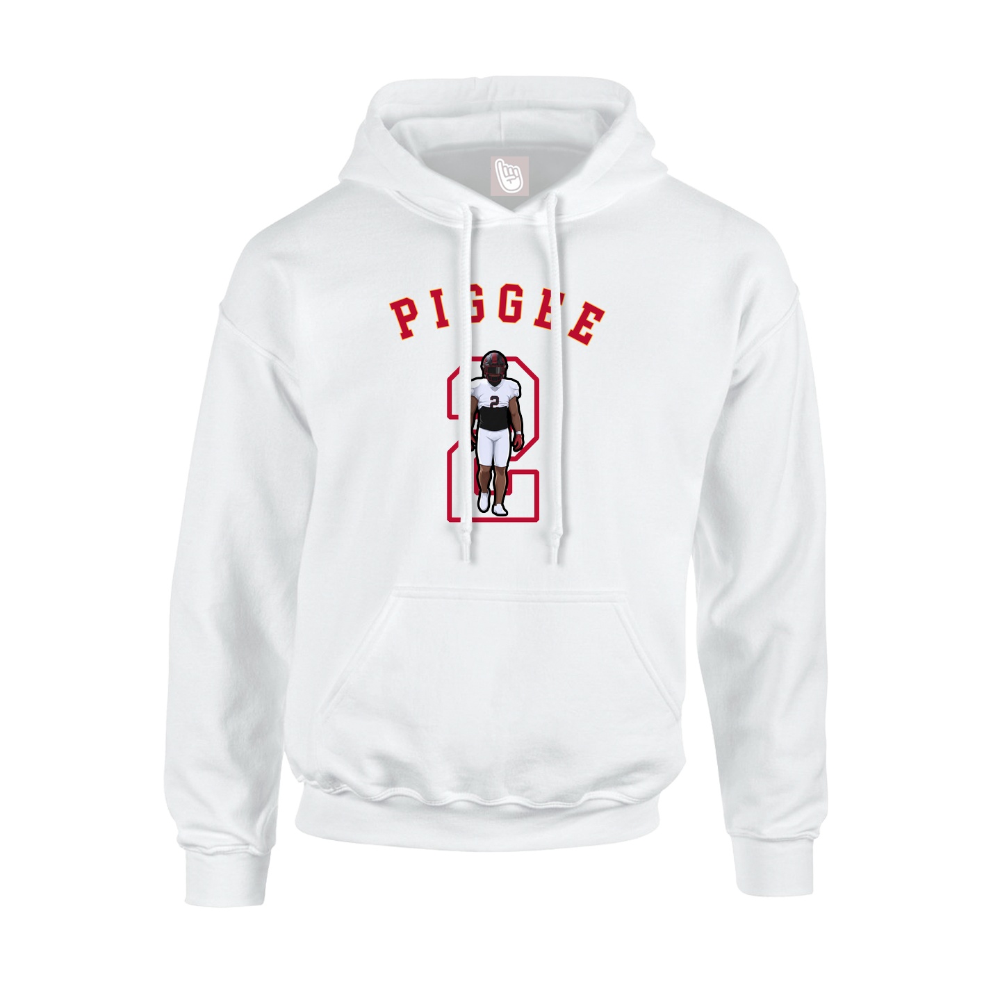 Youth Hoodie — Shirsey Arch in White