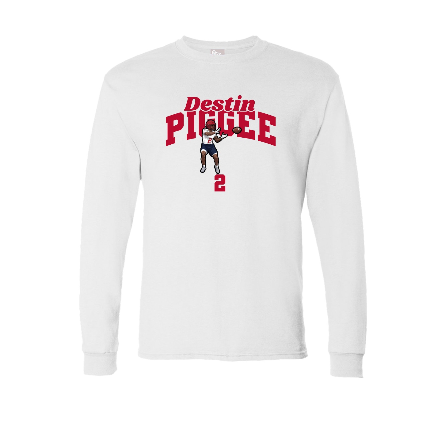 Long Sleeve Tee — Signature Arch in White