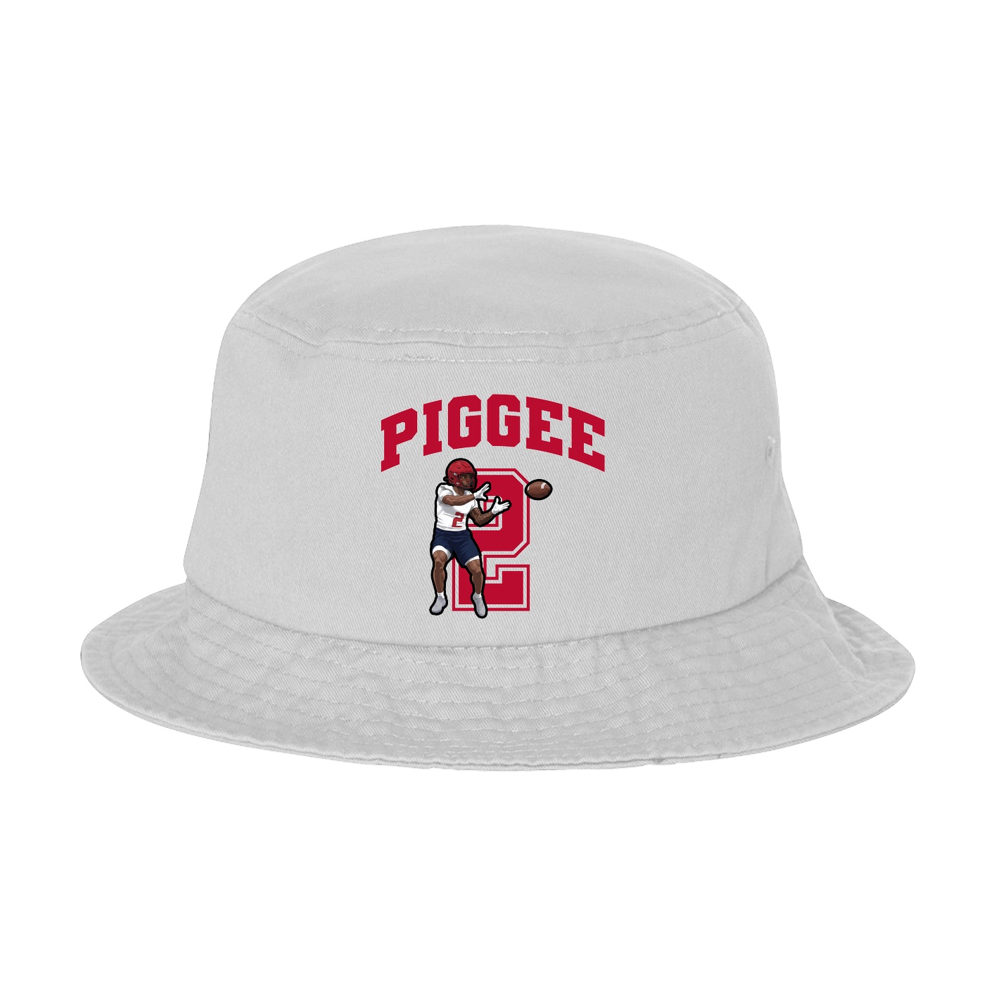 Bucket Cap — Number in White