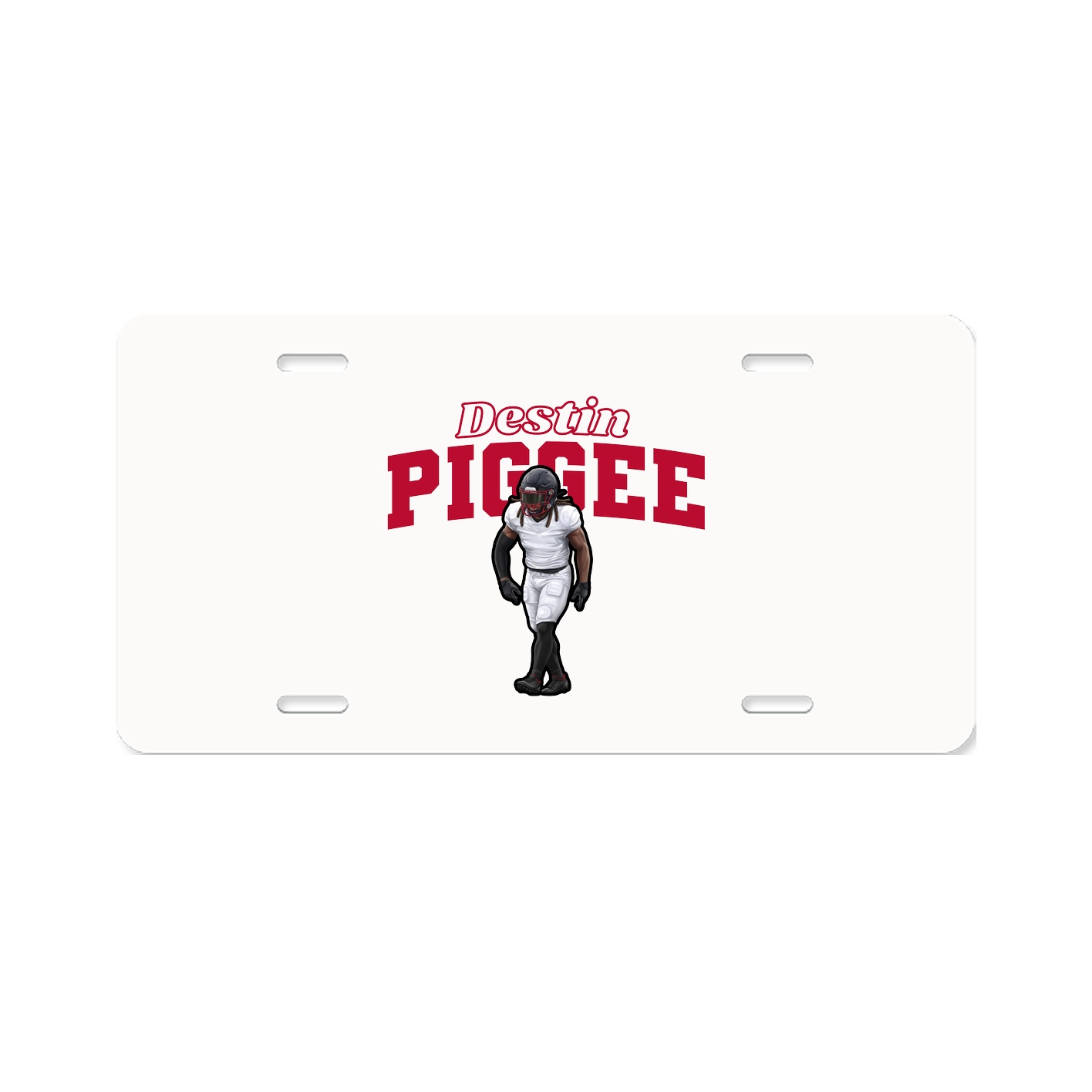 License Plate — Name Arch in Classic