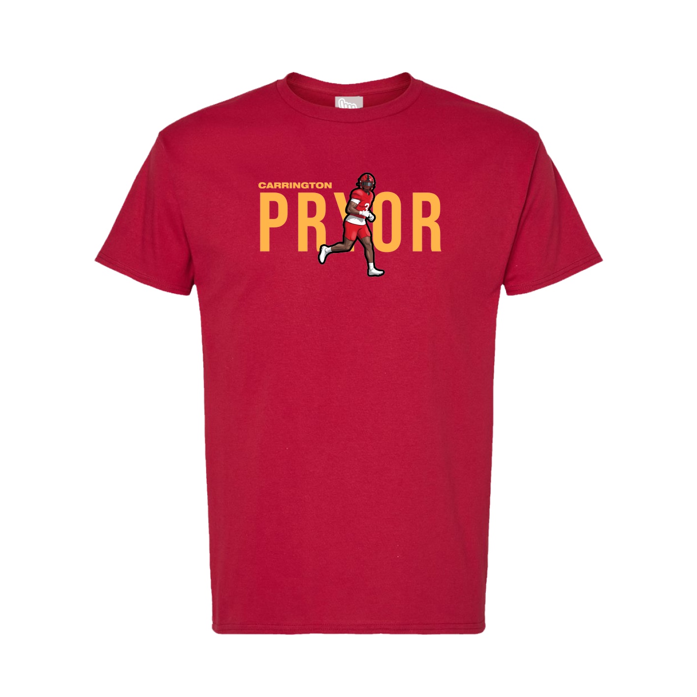 Tee — Player Name in Crimson