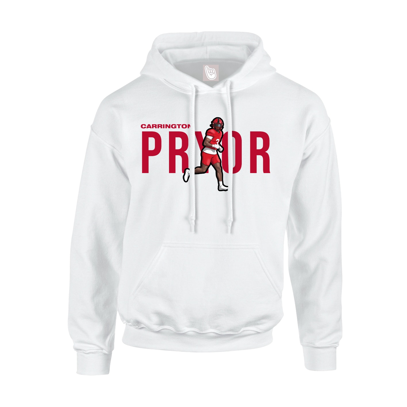 Hoodie — Player Name in White