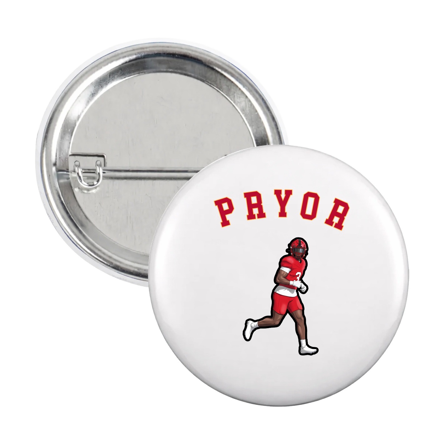 Game Day Button — Shirsey Arch in White